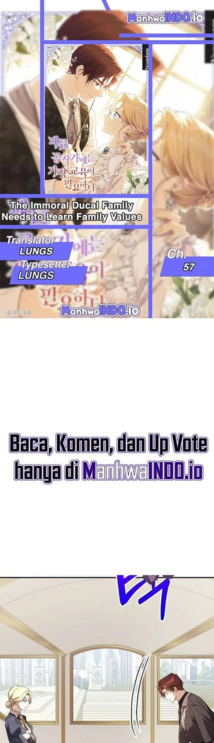 The Immoral Duke Needs to Be Homeschooled Chapter 57 - halaman 1