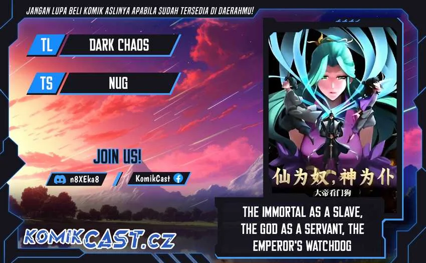 The Immortal as a Slave, the God as a Servant, the Emperor’s Watchdog Chapter 1 - halaman 1