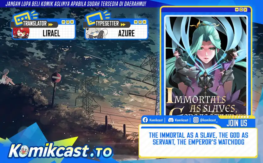 The Immortal as a Slave, the God as a Servant, the Emperor’s Watchdog Chapter 87 - halaman 1