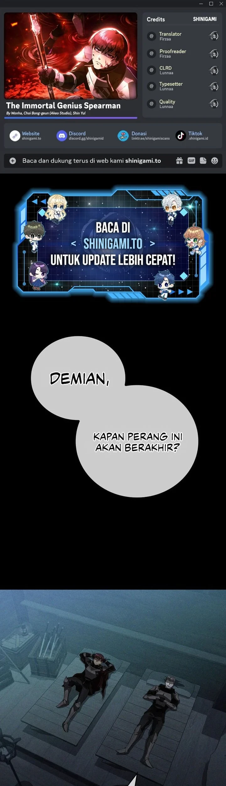 The Immortal Genius Spearman Chapter 18 - halaman 1