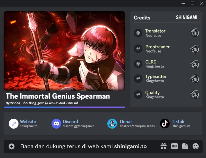 The Immortal Genius Spearman Chapter 21 - halaman 1