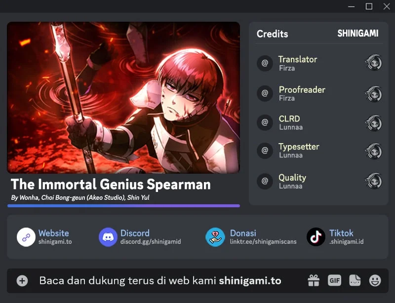 The Immortal Genius Spearman Chapter 24 - halaman 1