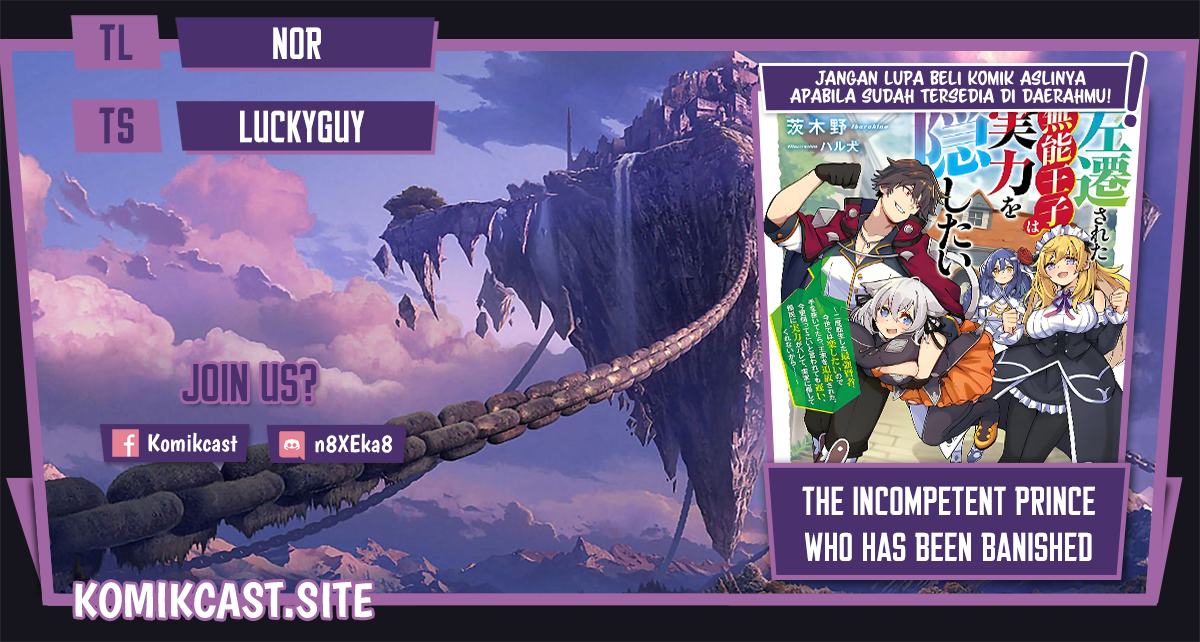 The Incompetent Prince Who Has Been Banished Wants To Hide His Abilities Chapter 2 - halaman 1