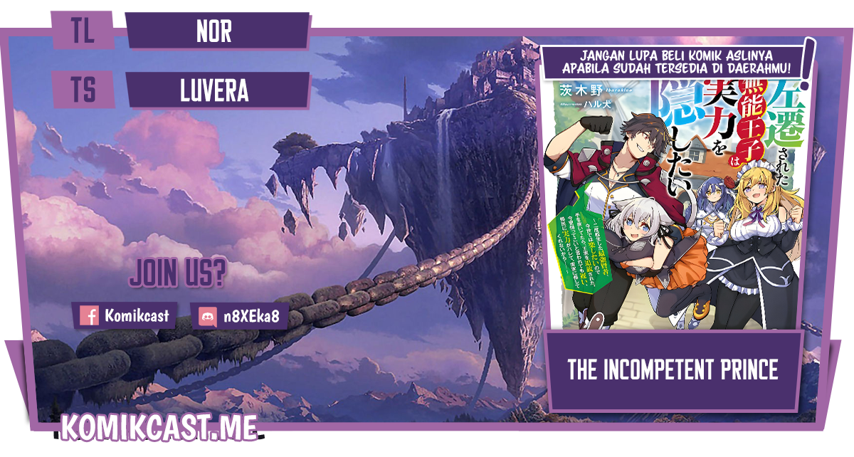 The Incompetent Prince Who Has Been Banished Wants To Hide His Abilities Chapter 5 - halaman 1