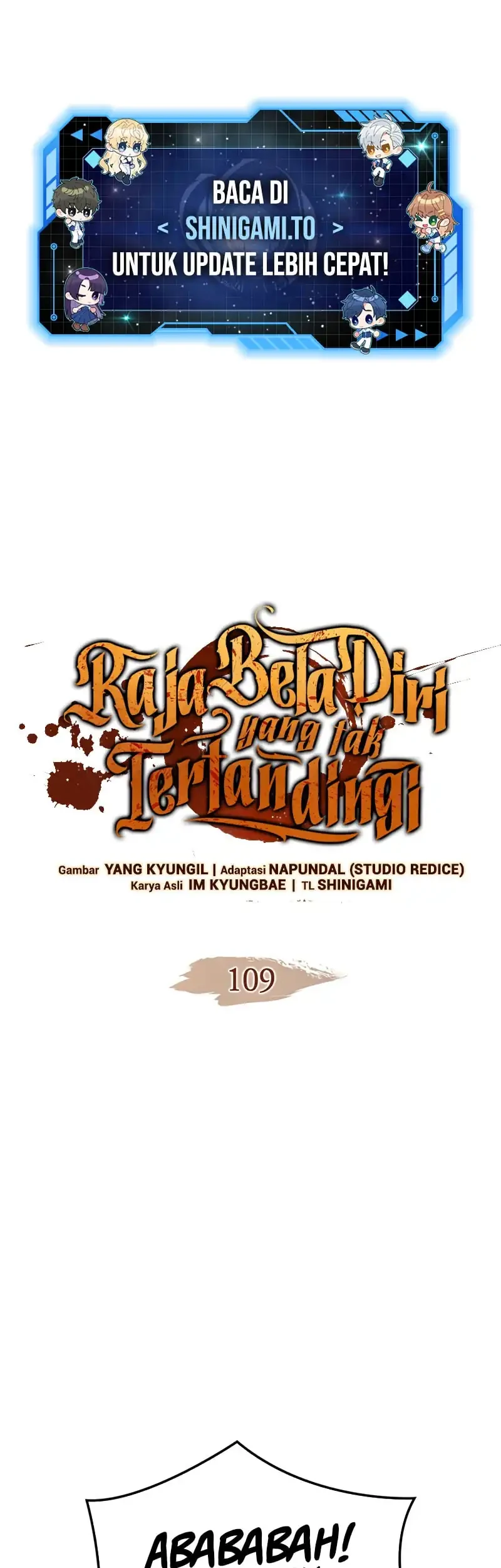 The Indomitable Martial King Chapter 109 - halaman 1