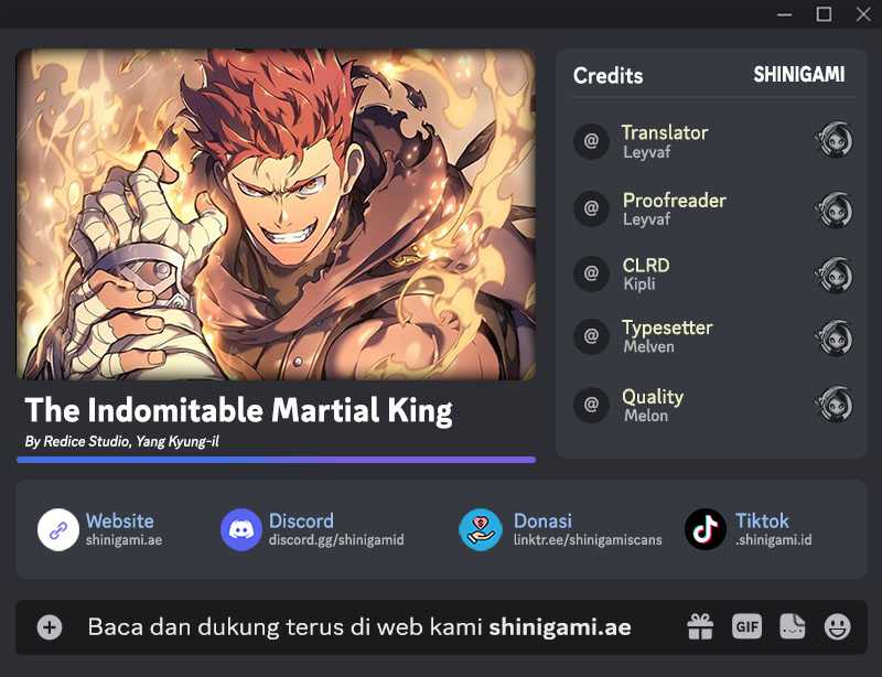 The Indomitable Martial King Chapter 21 - halaman 1