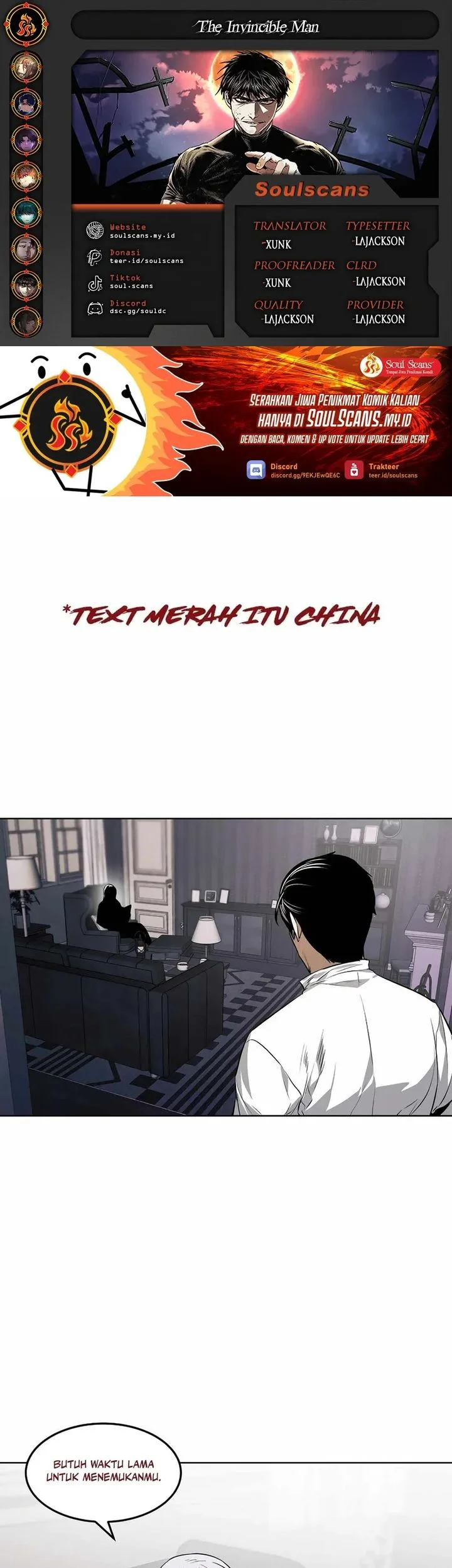 The Invincible Man Chapter 100 - halaman 1