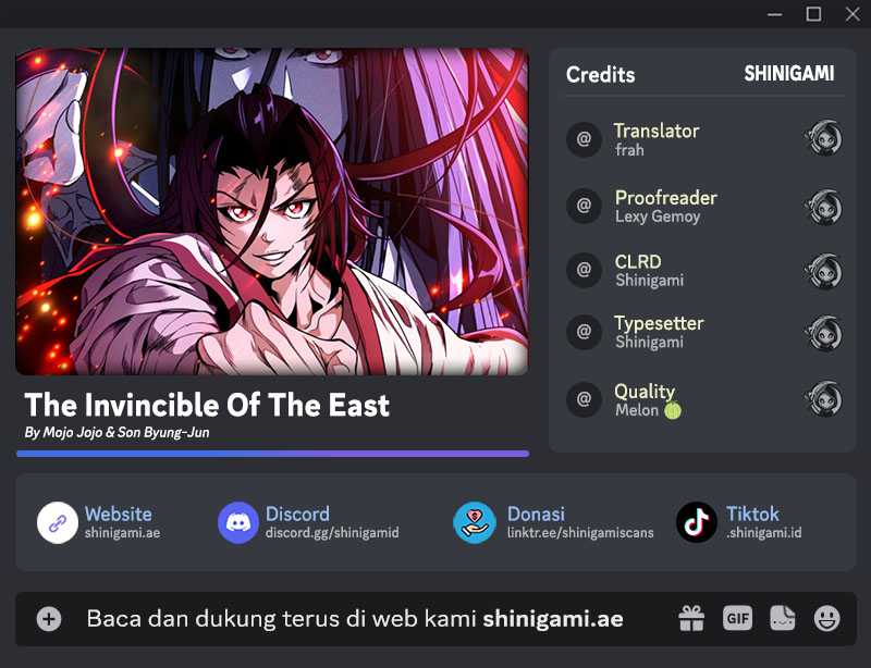 The Invincible of the East Chapter 15 - halaman 1