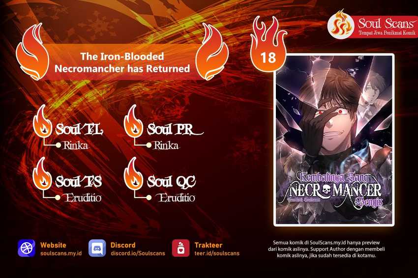 The Iron-Blooded Necromancer Has Returned Chapter 18 - halaman 1