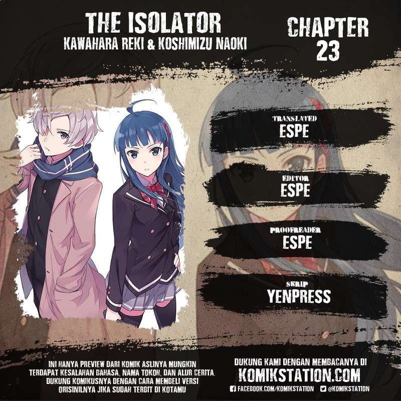 The Isolator: Realization of Absolute Solitude Chapter 23 - halaman 1