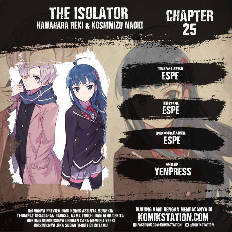 The Isolator: Realization of Absolute Solitude Chapter 25 - halaman 1