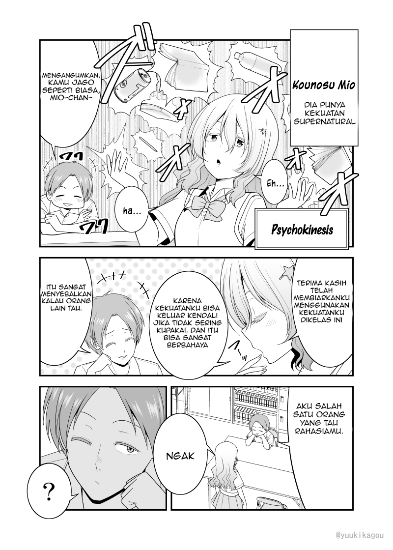 The JK with Supernatural Powers and the Normal Senpai Chapter 2 - halaman 1