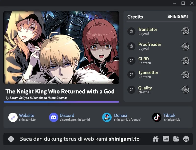 The Knight King Who Returned with a God Chapter 171 - halaman 1