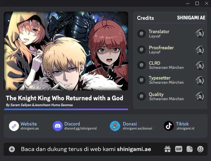 The Knight King Who Returned with a God Chapter 41 - halaman 1