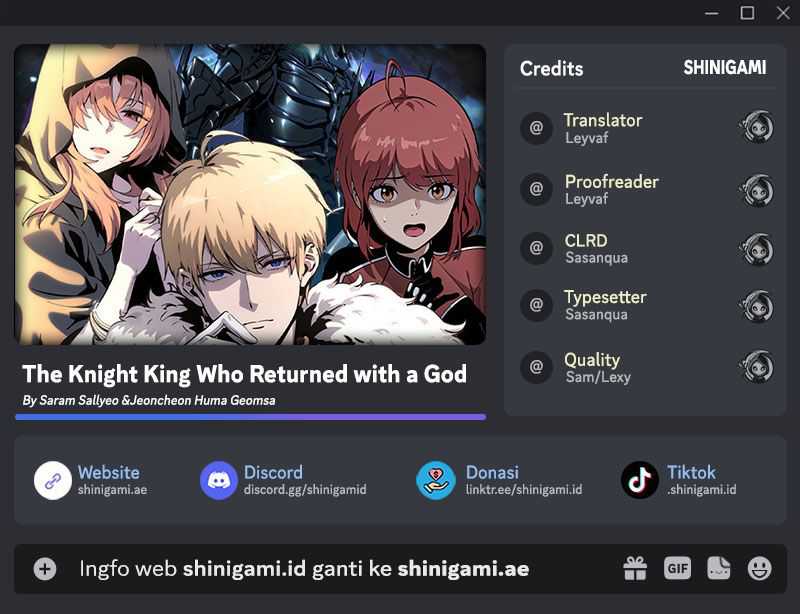 The Knight King Who Returned with a God Chapter 42 - halaman 1