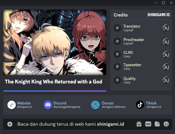 The Knight King Who Returned with a God Chapter 7 - halaman 1