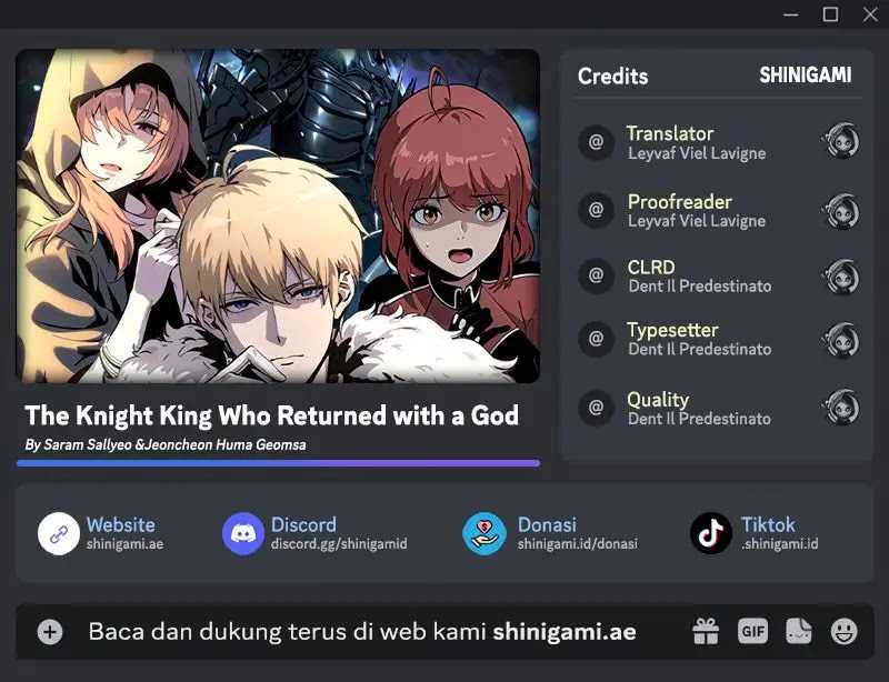 The Knight King Who Returned with a God Chapter 86 - halaman 1