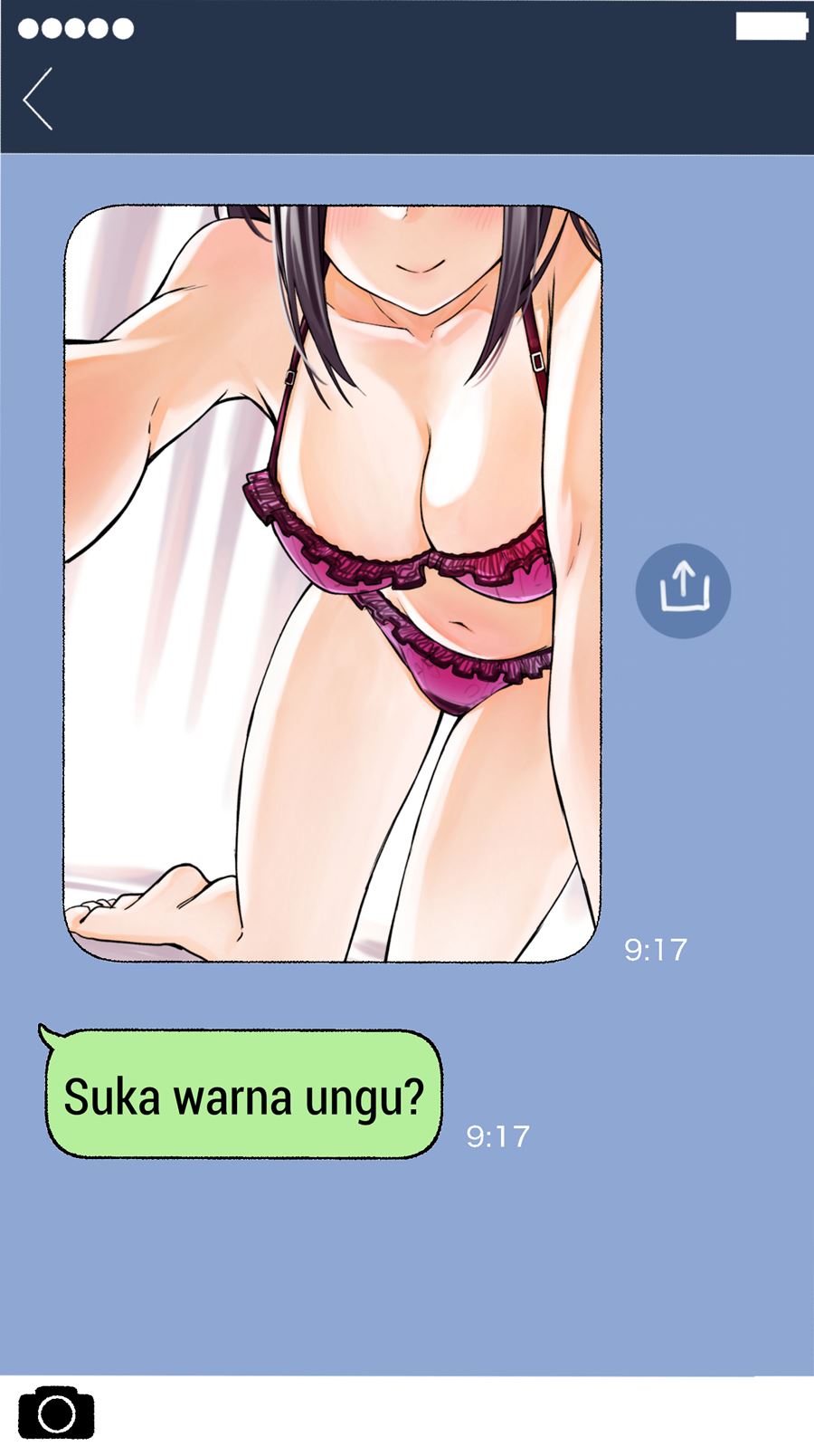 The Kouhai Who Reports the Color of Her Underwear to Me Every Morning for Some Reason Chapter 1 - halaman 3