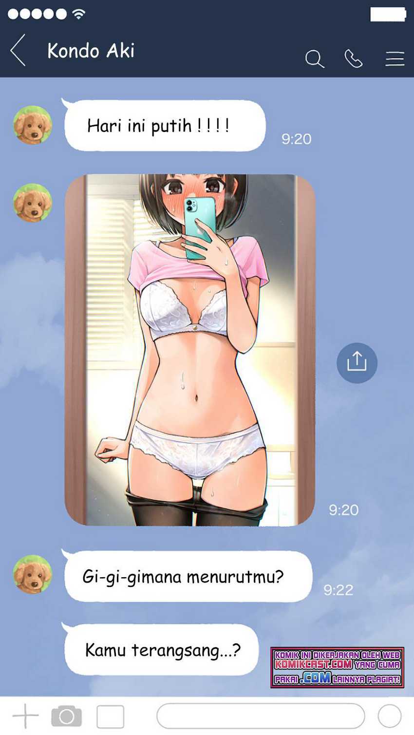 The Kouhai Who Reports the Color of Her Underwear to Me Every Morning for Some Reason Chapter 17 - halaman 1