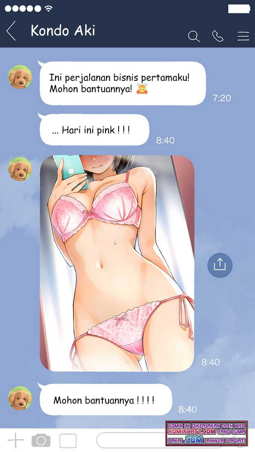 The Kouhai Who Reports the Color of Her Underwear to Me Every Morning for Some Reason Chapter 18 - halaman 1