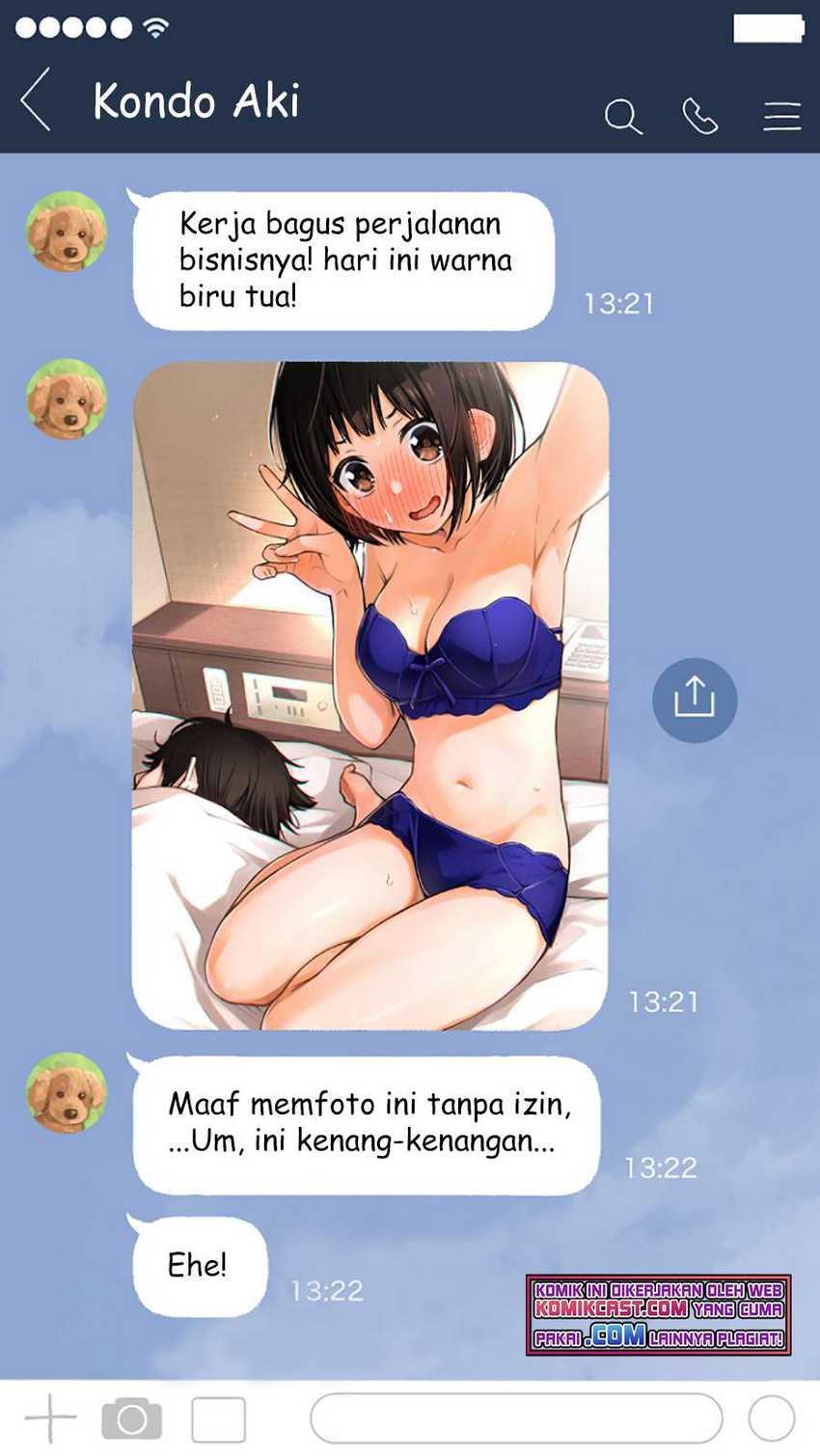 The Kouhai Who Reports the Color of Her Underwear to Me Every Morning for Some Reason Chapter 20 - halaman 3