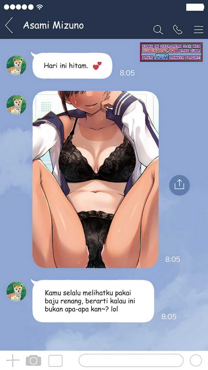 The Kouhai Who Reports the Color of Her Underwear to Me Every Morning for Some Reason Chapter 21 - halaman 3