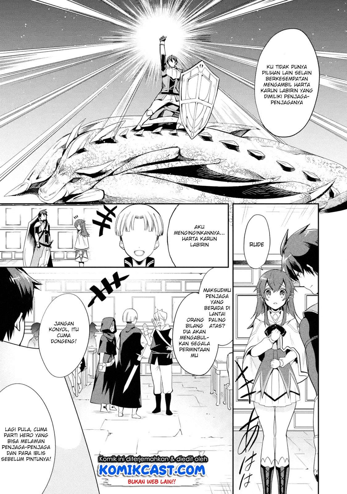 The Labyrinth Raids of the Ultimate Tank ~The Tank Possessing a Rare 9,999 Endurance Skill was Expelled from the Hero Party~ Chapter 1.1 - halaman 1