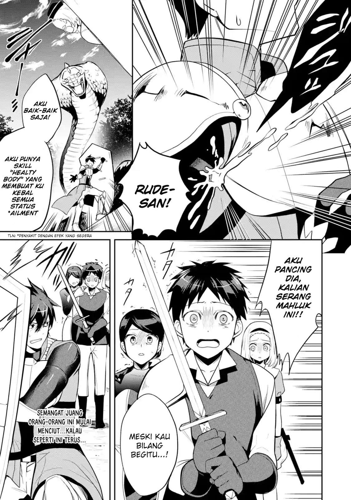 The Labyrinth Raids of the Ultimate Tank ~The Tank Possessing a Rare 9,999 Endurance Skill was Expelled from the Hero Party~ Chapter 1.4 - halaman 3
