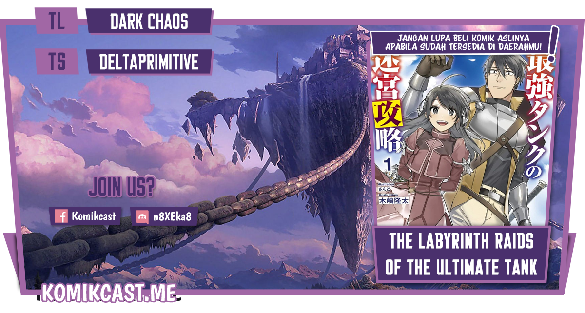 The Labyrinth Raids of the Ultimate Tank ~The Tank Possessing a Rare 9,999 Endurance Skill was Expelled from the Hero Party~ Chapter 12.3 - halaman 1