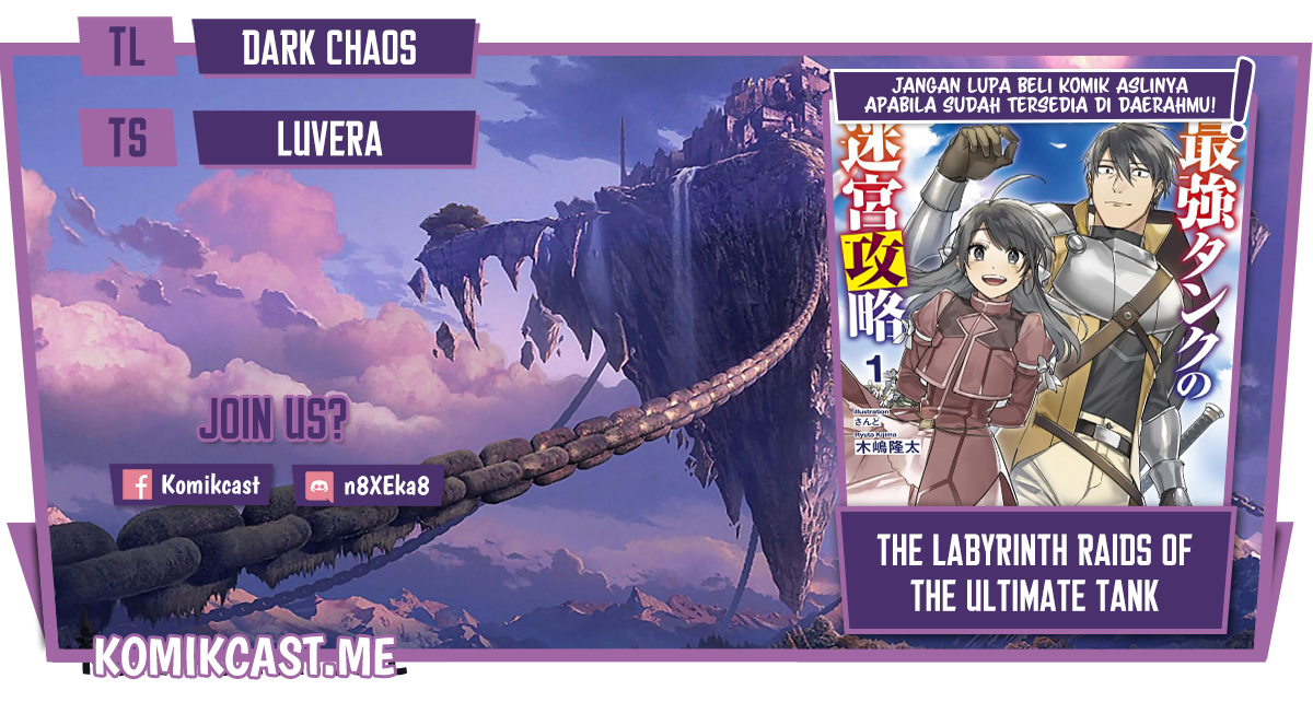 The Labyrinth Raids of the Ultimate Tank ~The Tank Possessing a Rare 9,999 Endurance Skill was Expelled from the Hero Party~ Chapter 13.2 - halaman 1