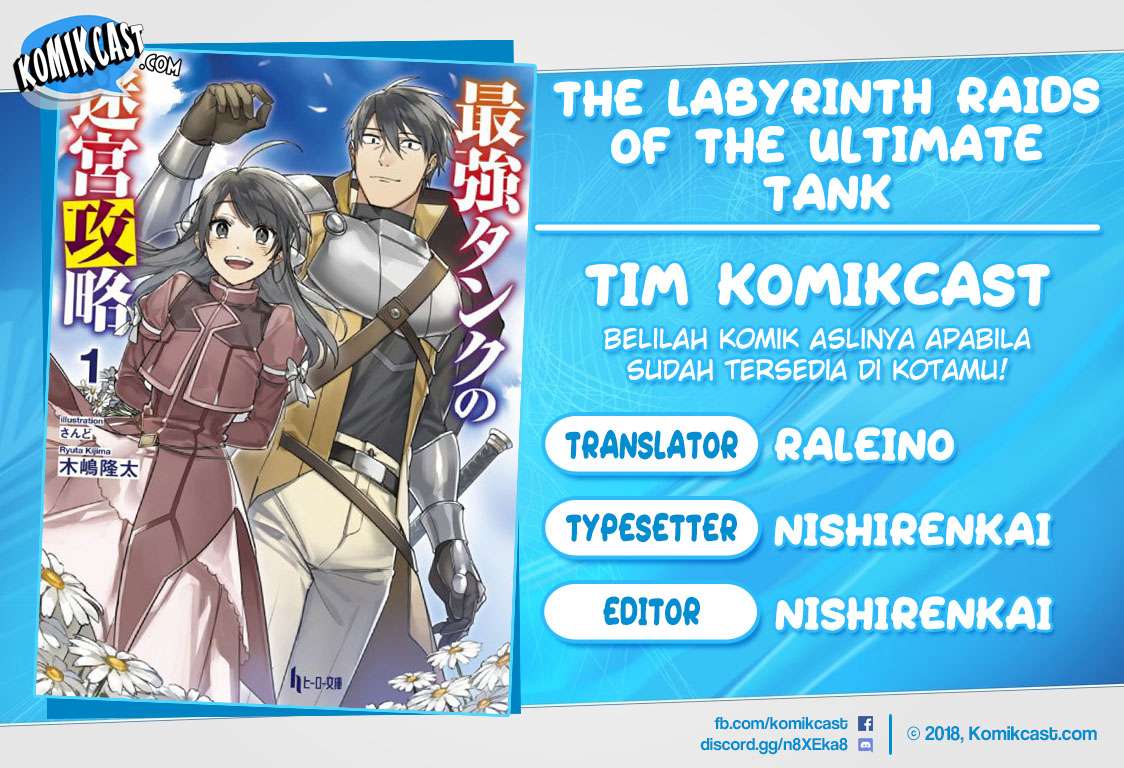 The Labyrinth Raids of the Ultimate Tank ~The Tank Possessing a Rare 9,999 Endurance Skill was Expelled from the Hero Party~ Chapter 2.3 - halaman 1