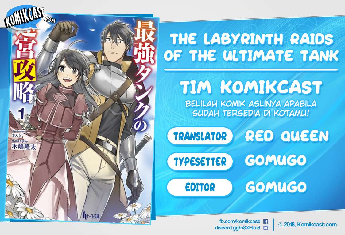 The Labyrinth Raids of the Ultimate Tank ~The Tank Possessing a Rare 9,999 Endurance Skill was Expelled from the Hero Party~ Chapter 8.5 - halaman 1