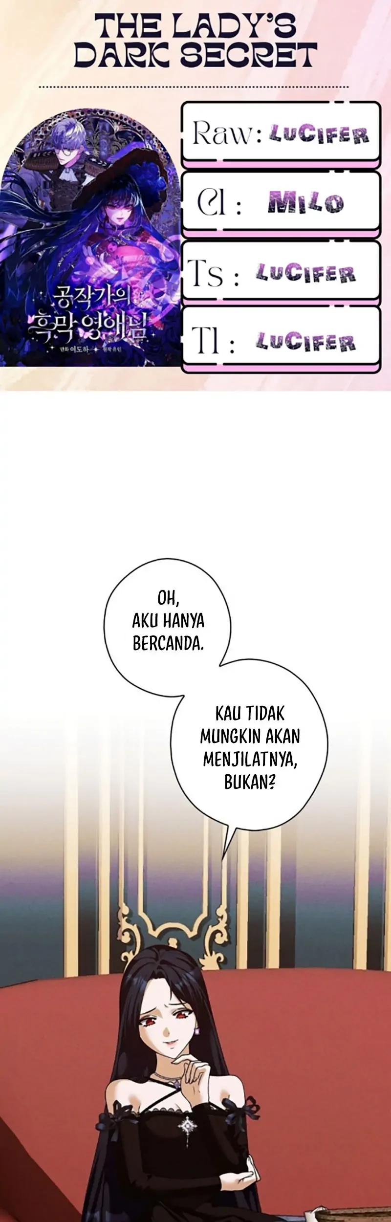 The Lady’s Dark Secret Chapter 42 - halaman 1
