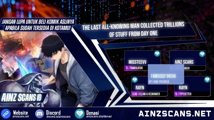 The Last All-Knowing Man Collected Trillions of Stuff from Day One Chapter 102 - halaman 1
