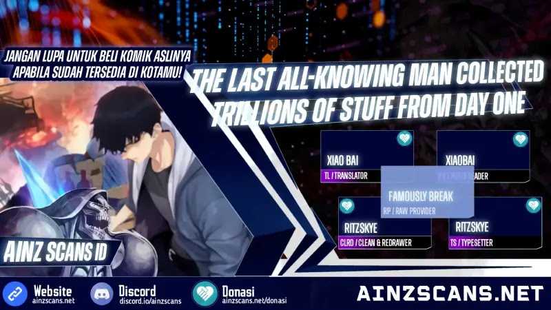 The Last All-Knowing Man Collected Trillions of Stuff from Day One Chapter 26 - halaman 1