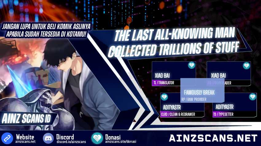 The Last All-Knowing Man Collected Trillions of Stuff from Day One Chapter 36 - halaman 1