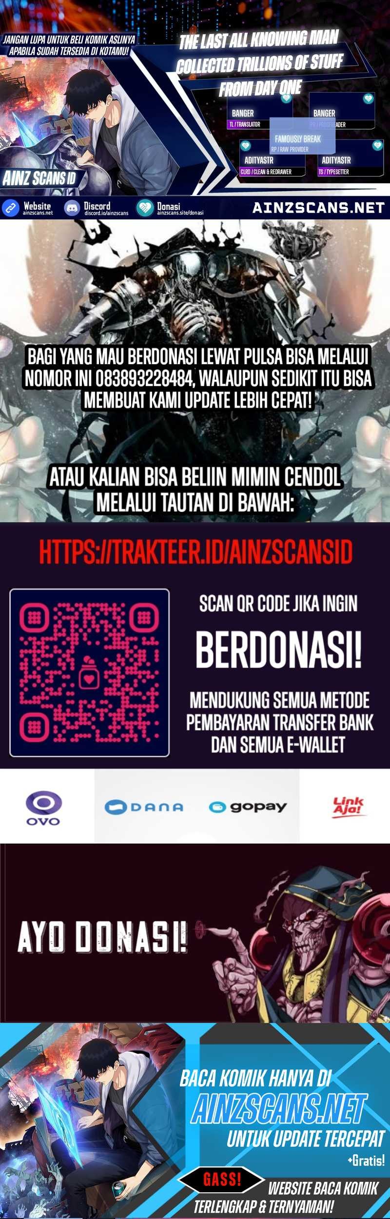 The Last All-Knowing Man Collected Trillions of Stuff from Day One Chapter 47 - halaman 1