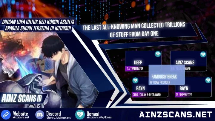 The Last All-Knowing Man Collected Trillions of Stuff from Day One Chapter 98 - halaman 1