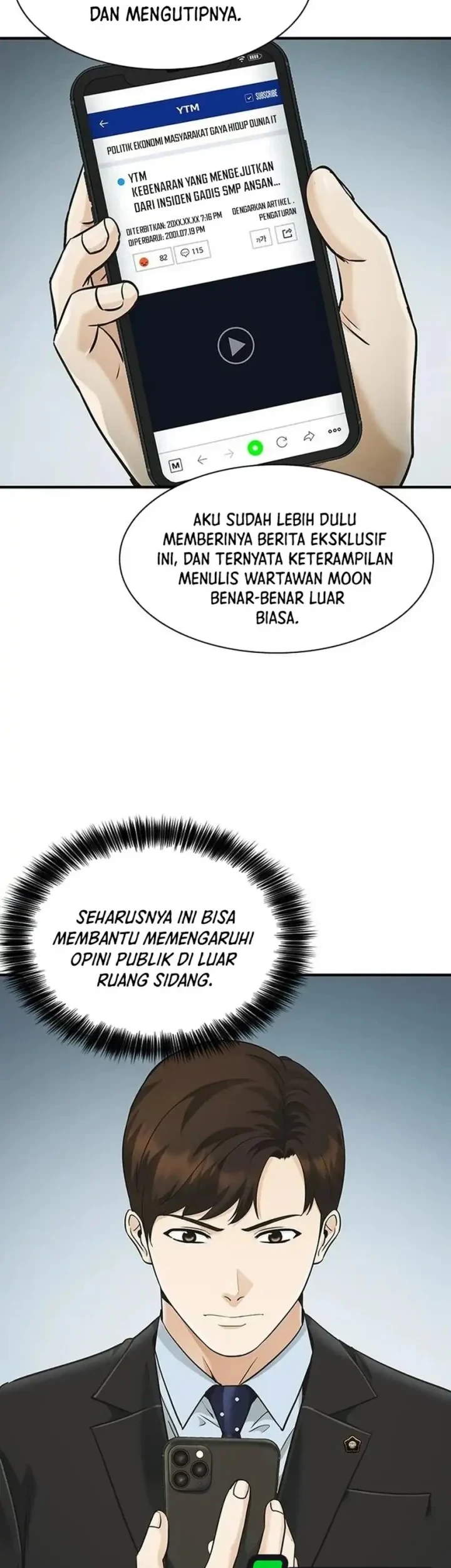 The Lawyer Who Sees Spirits Chapter 22 - halaman 61