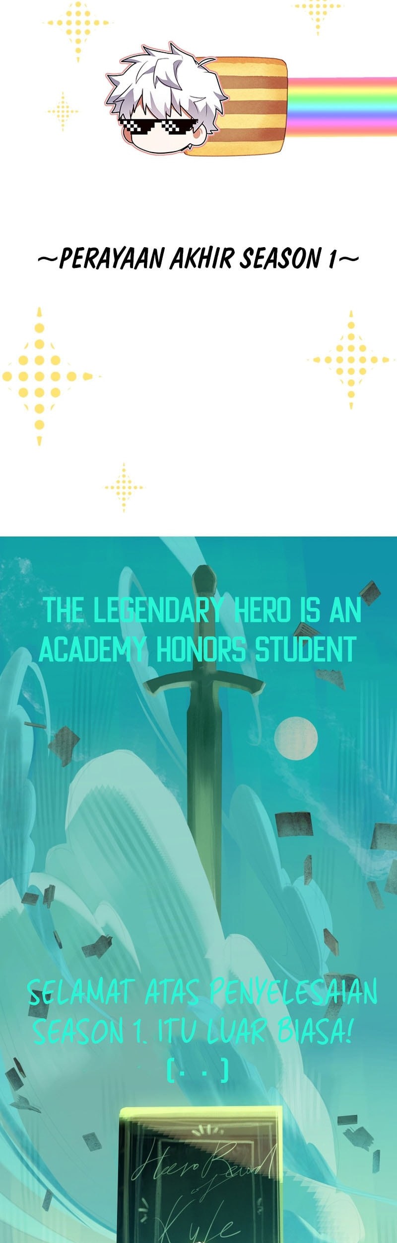 The Legendary Hero Is an Academy Honors Student Chapter 50 - halaman 87