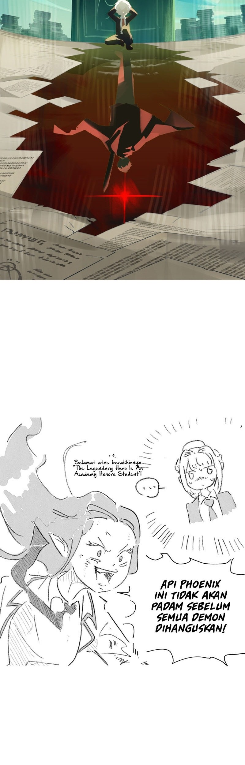 The Legendary Hero Is an Academy Honors Student Chapter 50 - halaman 88