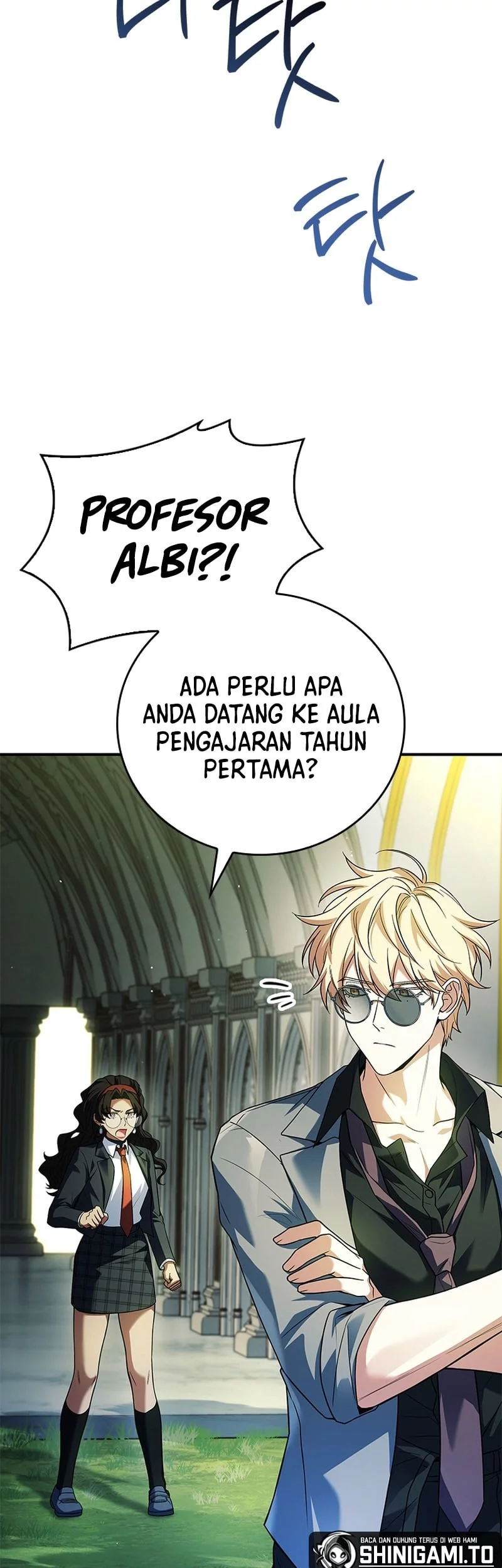 The Legendary Hero Is an Academy Honors Student Chapter 53 - halaman 12