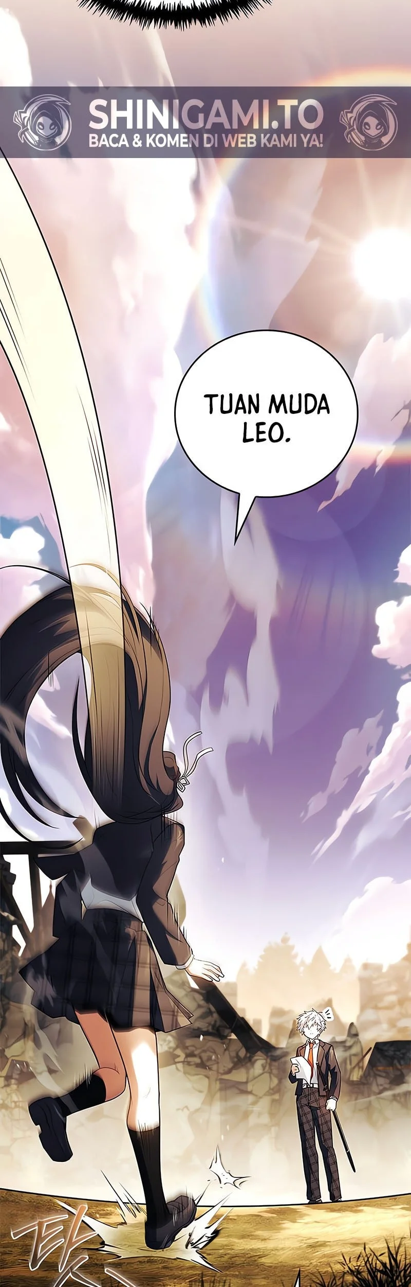 The Legendary Hero Is an Academy Honors Student Chapter 57 - halaman 61