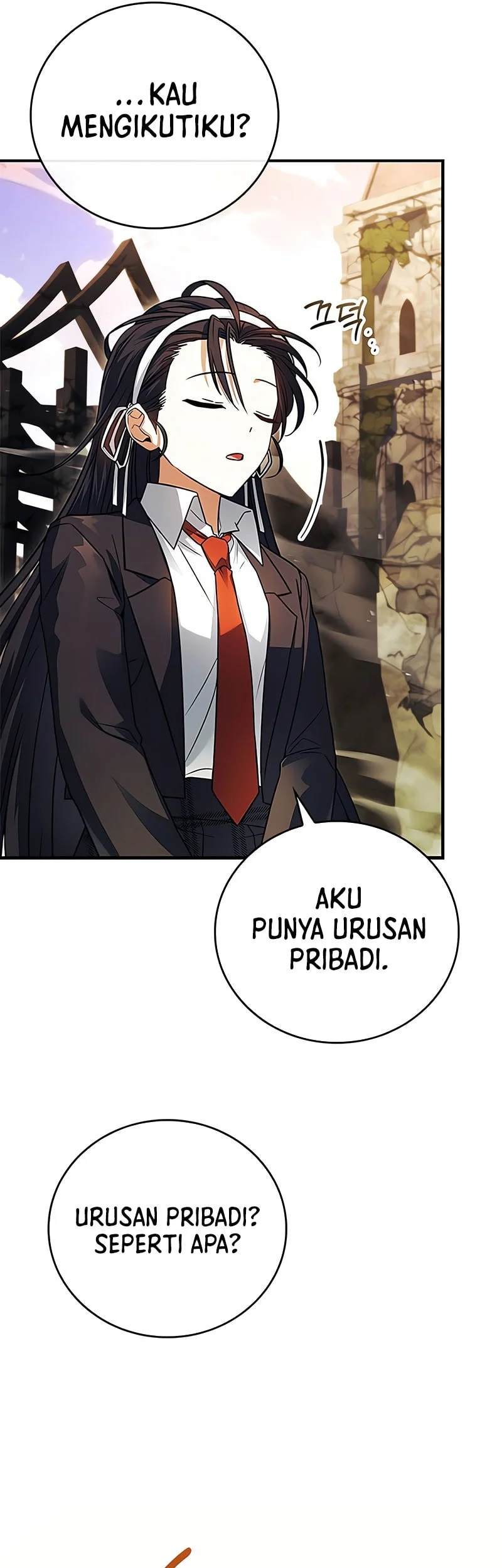 The Legendary Hero Is an Academy Honors Student Chapter 57 - halaman 63