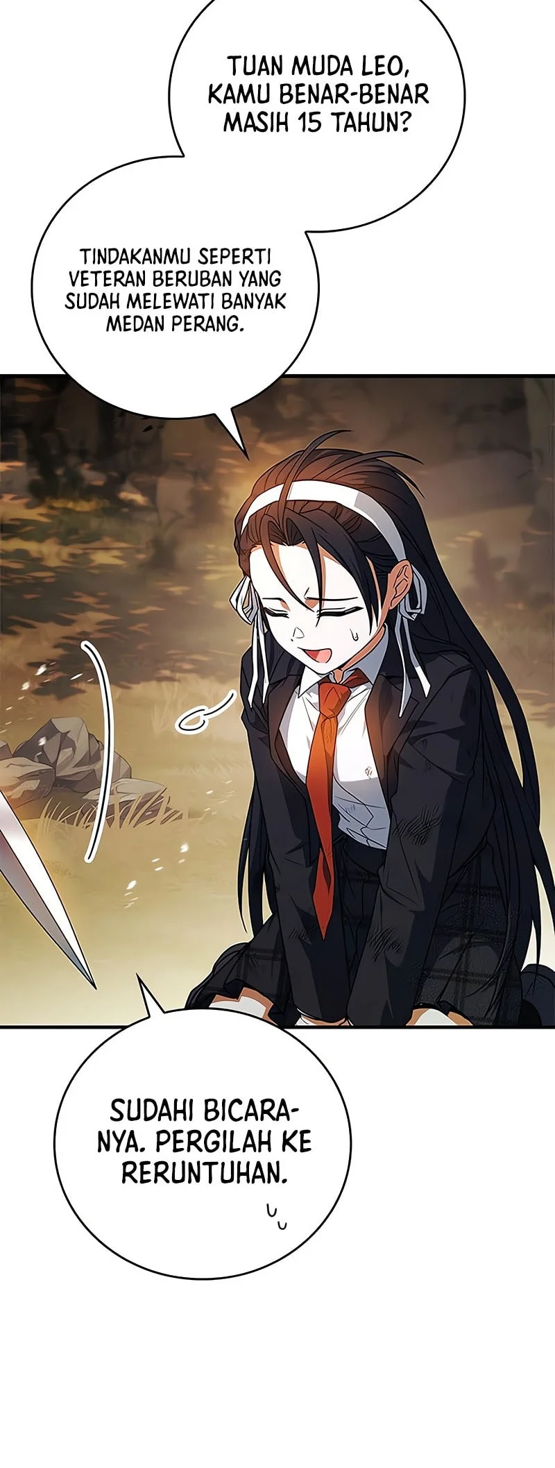 The Legendary Hero Is an Academy Honors Student Chapter 57 - halaman 96