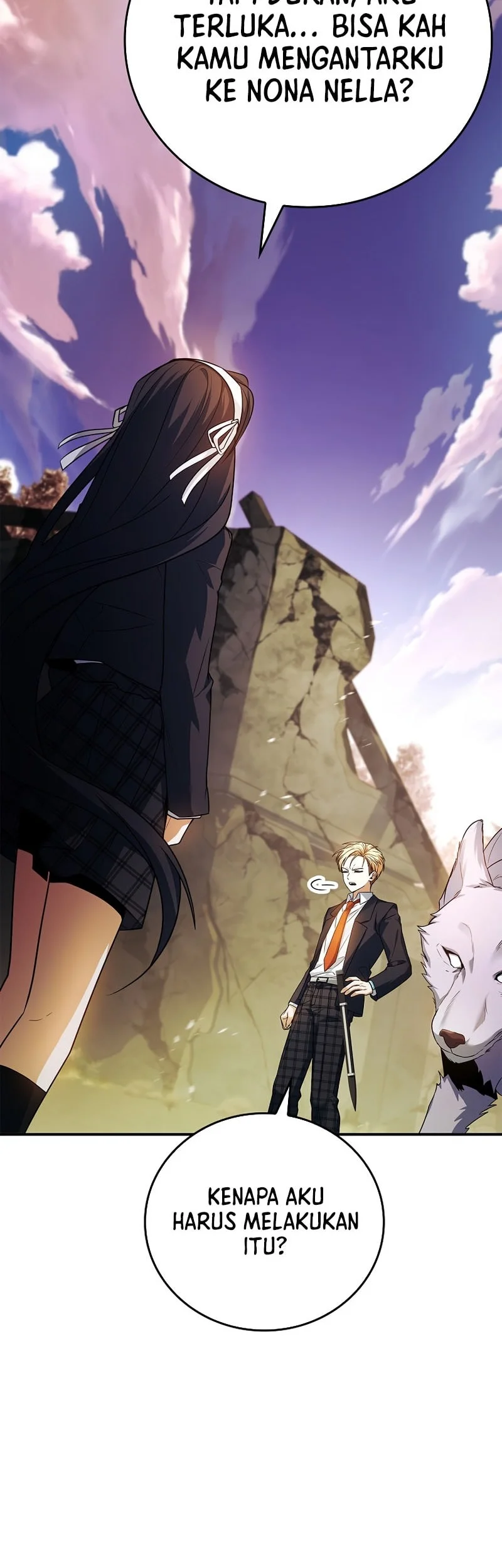 The Legendary Hero Is an Academy Honors Student Chapter 58 - halaman 8