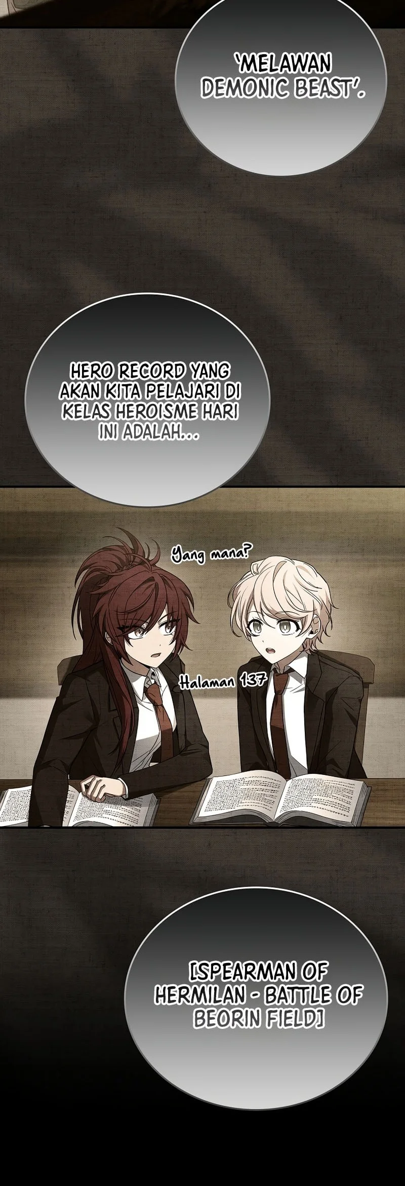 The Legendary Hero Is an Academy Honors Student Chapter 59 - halaman 55