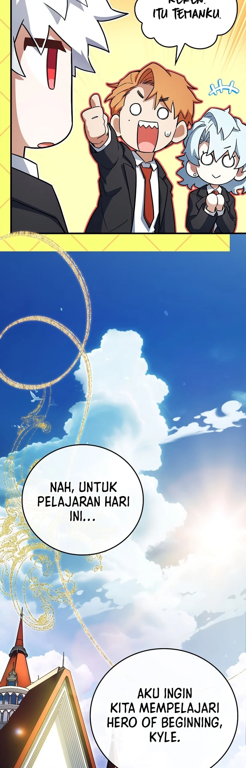 The Legendary Hero Is an Academy Honors Student Chapter 73 - halaman 59