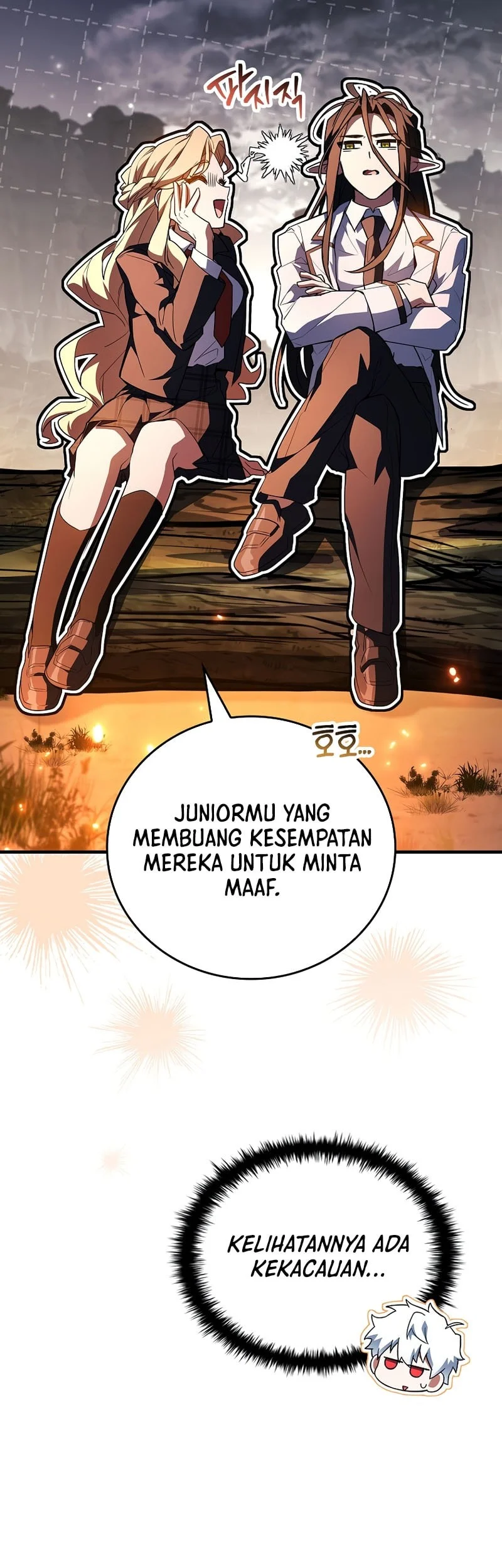 The Legendary Hero Is an Academy Honors Student Chapter 77 - halaman 55