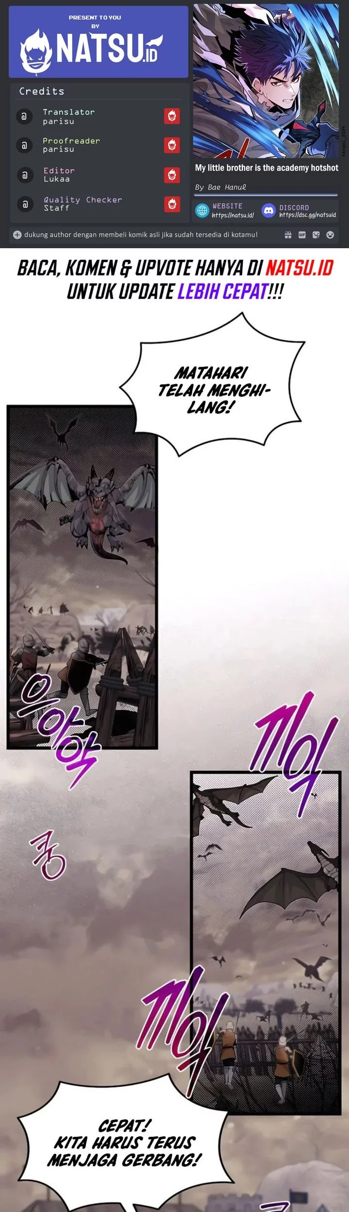 The Little Brother Is the Academy’s Hotshot Chapter 92 - halaman 1